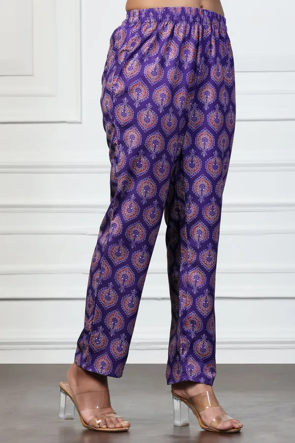 Violet_Rayon_Slub_Regular_Floral_Printed_Kurta_With_Pant_Set