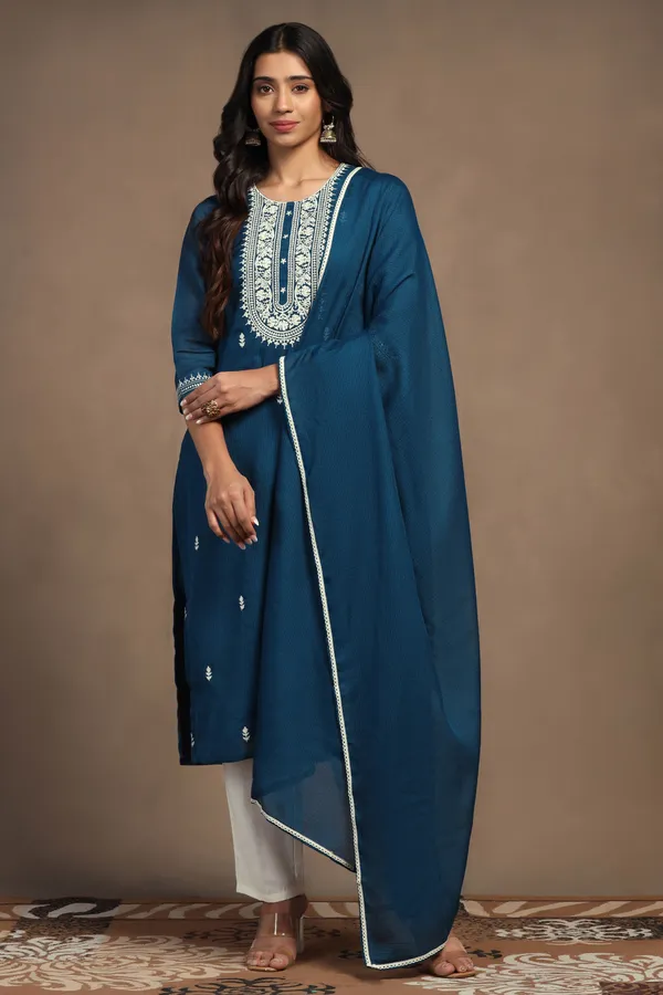 Rama_Kota_Doriya_Ankle_Length_Kurta_Pant_Suit_Set