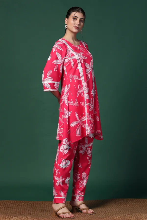 Pink_Cotton_Slub_Ankle_Length_Kurta_Pant_Suit_Set