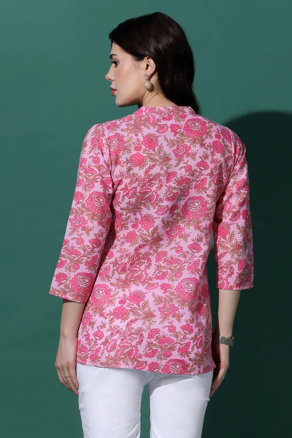Pink_Cotton_Floral_Printed_Top_For_Women