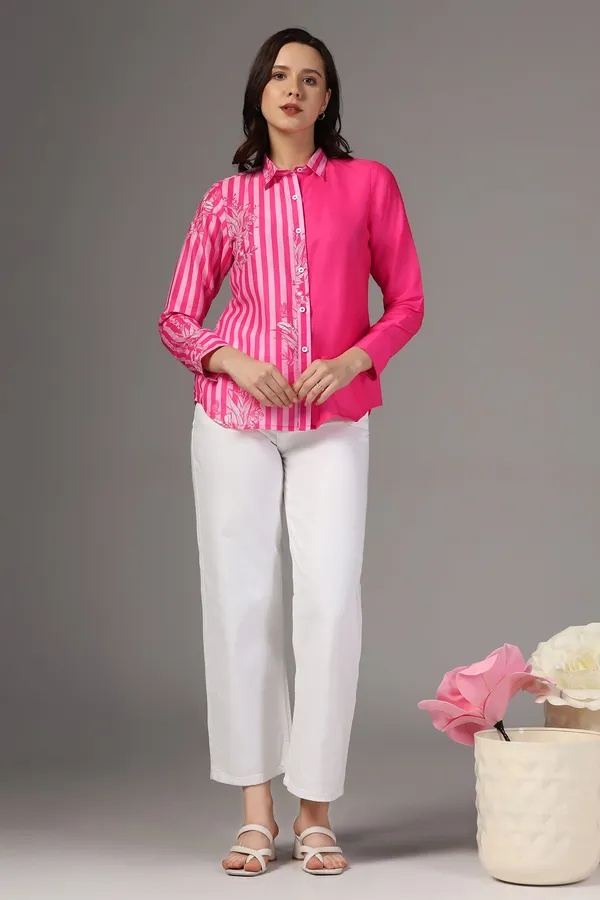 Pink_Muslin_One_Side_Printed_Regular_Fit_Shirt_For_Women