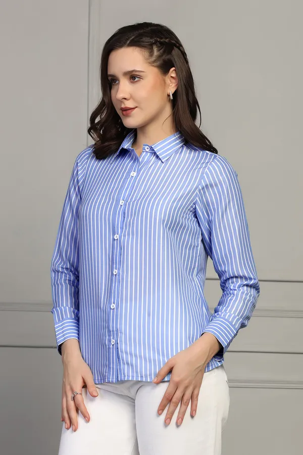 Sky_Blue_Muslin_Striped_Printed_Regular_Fit_Shirt_For_Women