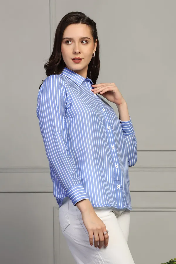 Sky_Blue_Muslin_Striped_Printed_Regular_Fit_Shirt_For_Women
