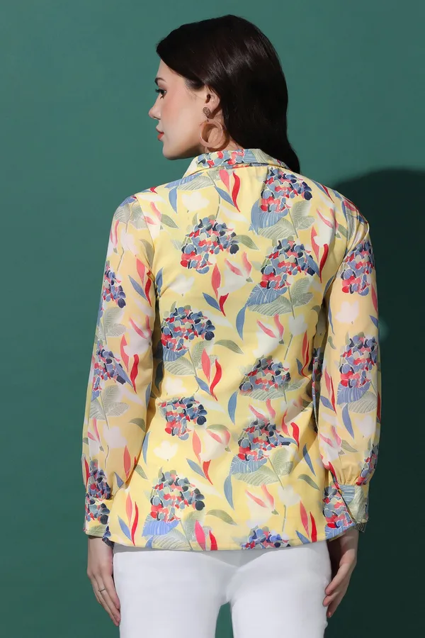 Yellow_Georgette_Mill_Pr_Floral_Printed_Shirt_Style_Top_For_Women
