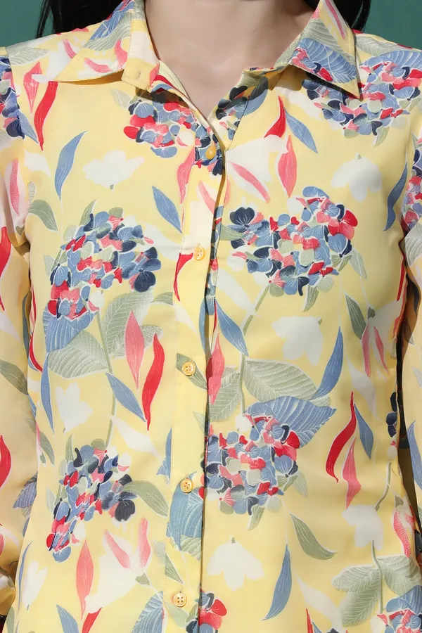 Yellow_Georgette_Mill_Pr_Floral_Printed_Shirt_Style_Top_For_Women