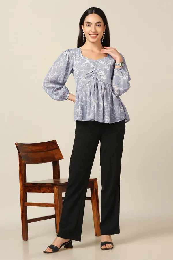 Grey_Georgette_Abstract_Print_Top_For_Women