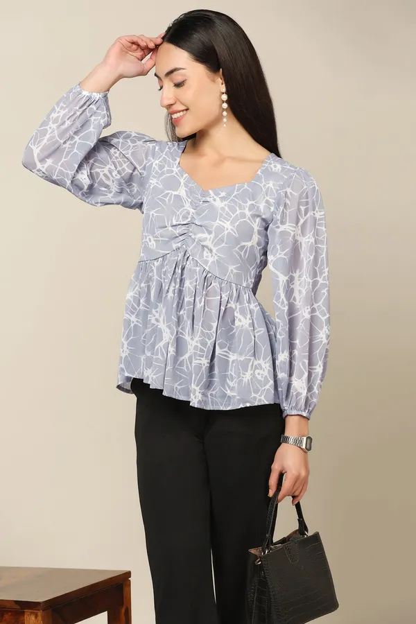 Grey_Georgette_Abstract_Print_Top_For_Women