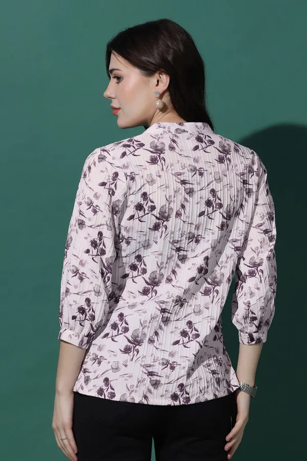 White_Sugarcane_All-Over_Floral_Printed_Casual_Top_For_Women