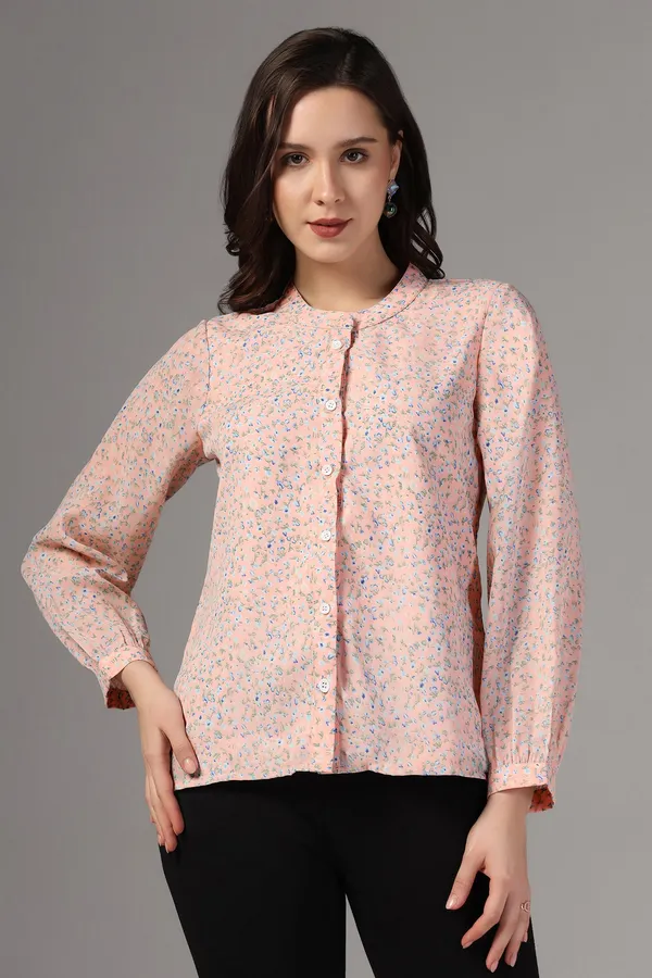 Light_Peach_All_Over_Floral_Printed_Casual_Top_For_Women