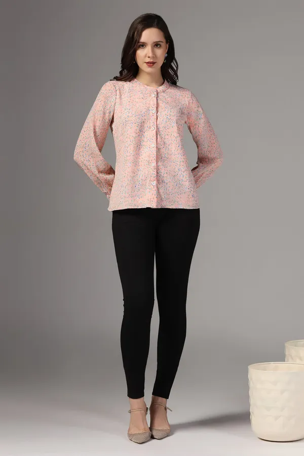 Light_Peach_All_Over_Floral_Printed_Casual_Top_For_Women