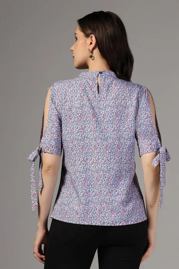 Grey_Floral_Printed_Casual_Top_For_Women