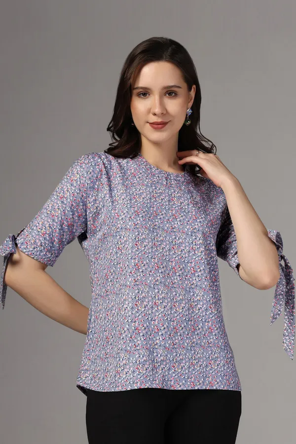 Grey_Floral_Printed_Casual_Top_For_Women