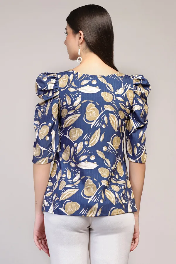Blue_Cotton_Blend_Abstract_Printed_Regular_Style_Hip_Length_Top_For_Women