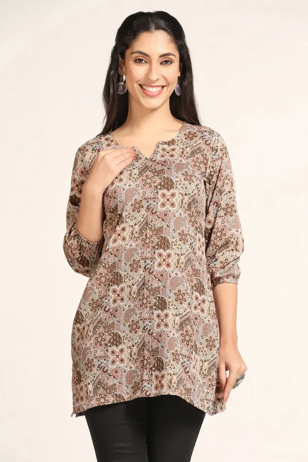 Brown_Delta_Ethnic_Printed_Straight_Tunic_Top_For_Women