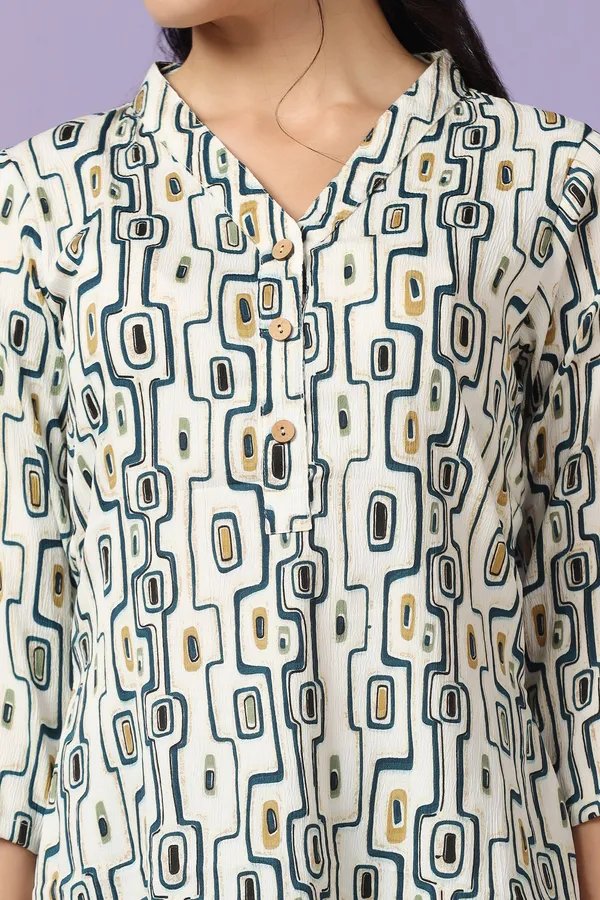 Off-White_Abstract_Print_Tunic_Top_For_Women