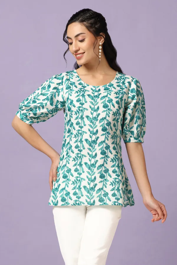 Rama_Cotton_Floral_Print_Tunic_Top_For_Women