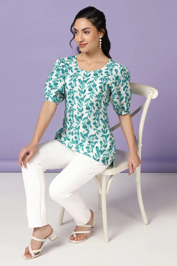 Rama_Cotton_Floral_Print_Tunic_Top_For_Women