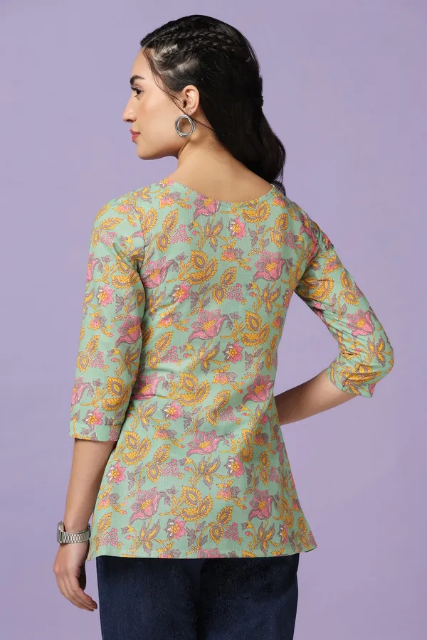 Pista_Cotton_Floral_Print_Tunic_Top_For_Women