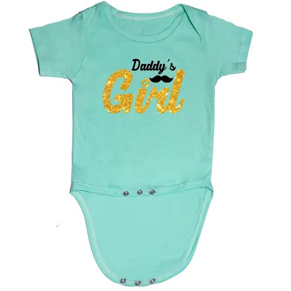 Turquoise_Daddys_Girl_Cotton_Romper_For_6_To_12_Months