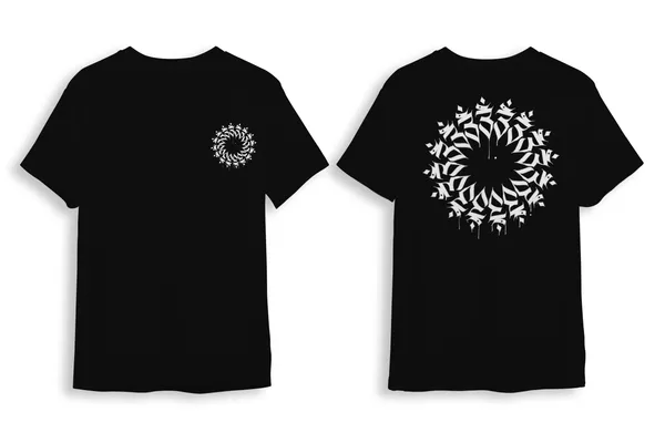Pack_Of_1_Black_Dripping_Om_180_GSM_Cotton_T-Shirt