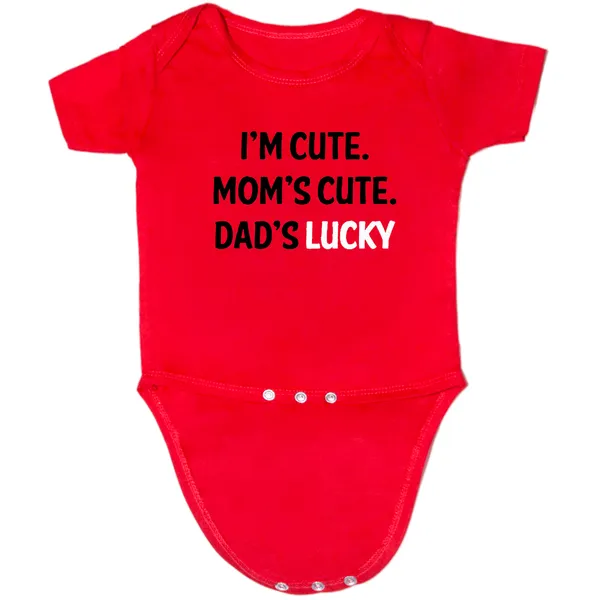 Red_Im_Cute_Moms_Cute_Dads_Lucky_Cotton_Romper_For_6_To_12_Months