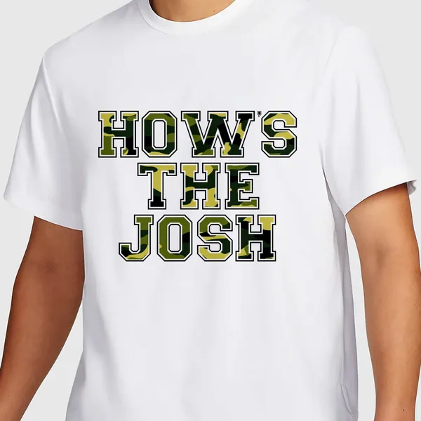 White_Hows_The_Josh_Quick-Dri_T-Shirt_For_Men