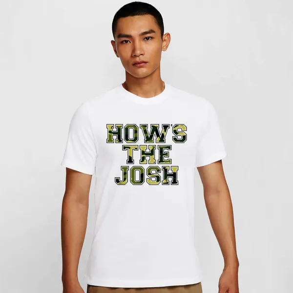 White_Hows_The_Josh_Quick-Dri_T-Shirt_For_Men