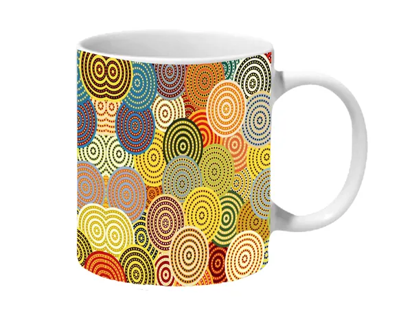 Multicolor_Beautiful_Circular_Dotted_Pattern_Ceramic_Mug
