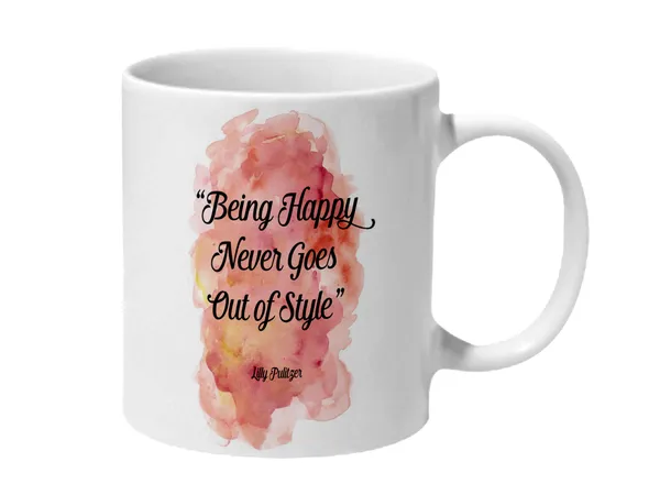 Multicolor_Being_Happy_Never_Goes_Out_Of_Style_Lilly_Pulitzer_Ceramic_Mug