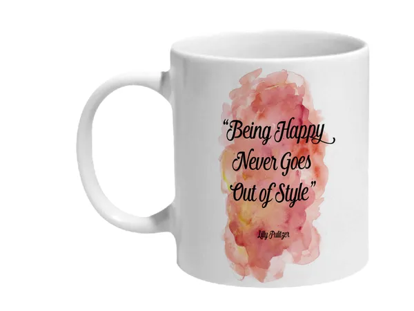 Multicolor_Being_Happy_Never_Goes_Out_Of_Style_Lilly_Pulitzer_Ceramic_Mug