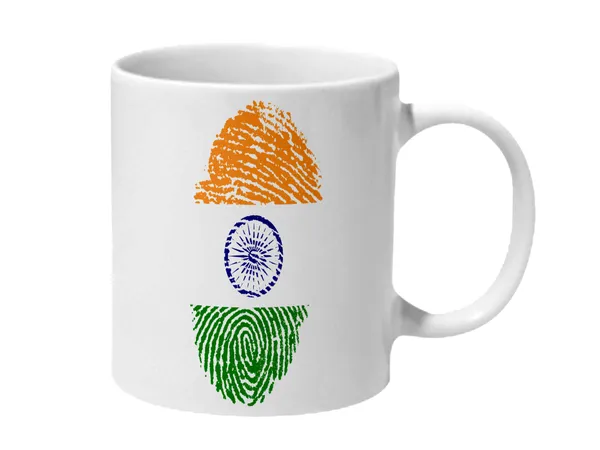 Multicolor_Indian_Fingerprint_Baground_Ceramic_Mug
