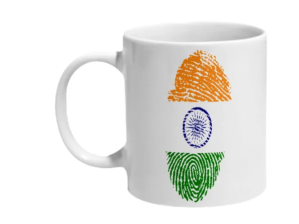 Multicolor_Indian_Fingerprint_Baground_Ceramic_Mug