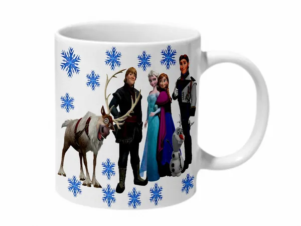 Multicolor_Frozen_Characters_Ceramic_Mug
