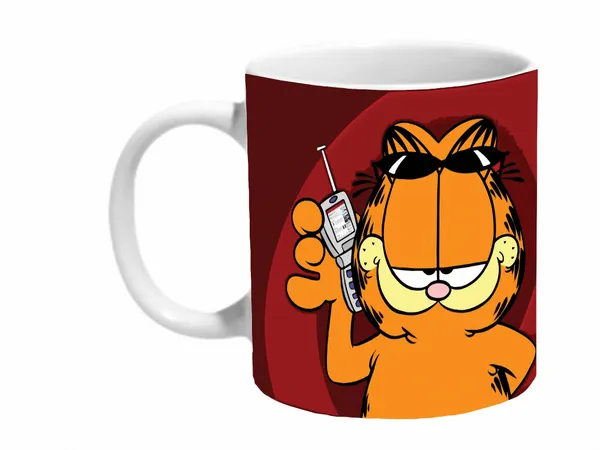 Multicolor_Garfield_On_The_Phone_Ceramic_Mug