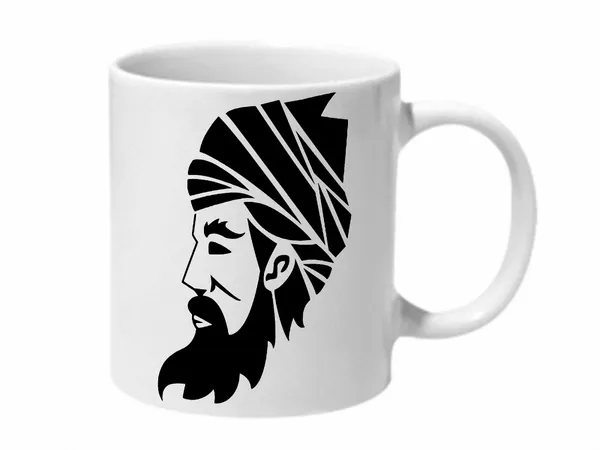 Multicolor_Indian_Nawab_Turban_And_Beard_Ceramic_Mug