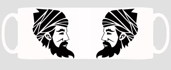 Multicolor_Indian_Nawab_Turban_And_Beard_Ceramic_Mug