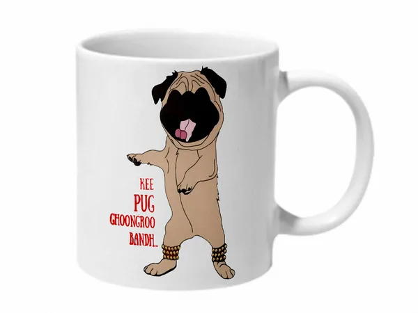 Multicolor_Kee_Pug_Ghoongroo_Bandh_Ceramic_Mug