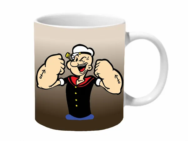 Multicolor_Popeye_Laughing_Fade_Baground_Ceramic_Mug