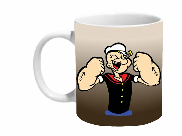 Multicolor_Popeye_Laughing_Fade_Baground_Ceramic_Mug