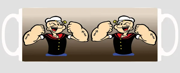 Multicolor_Popeye_Laughing_Fade_Baground_Ceramic_Mug