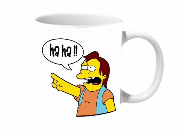 Multicolor_Simpsons_Nelson_Haha_Whit_Baground_Ceramic_Mug