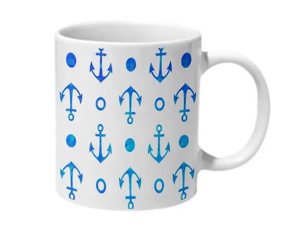 Multicolor_Anchor_Pattern_Art_Ceramic_Mug