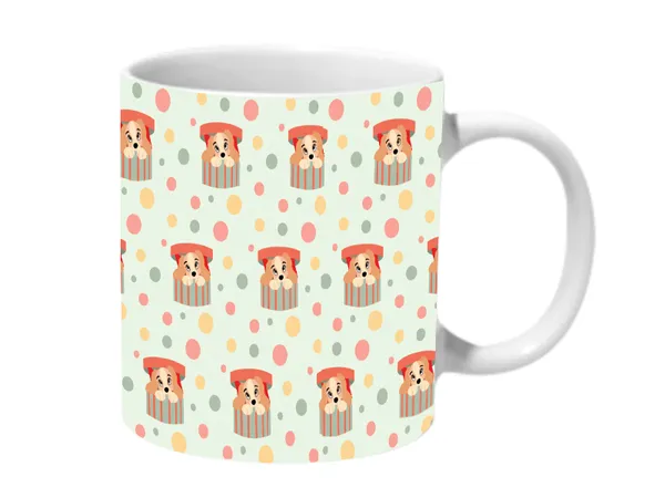 Multicolor_Cute_Dog_Pattern_Ceramic_Mug