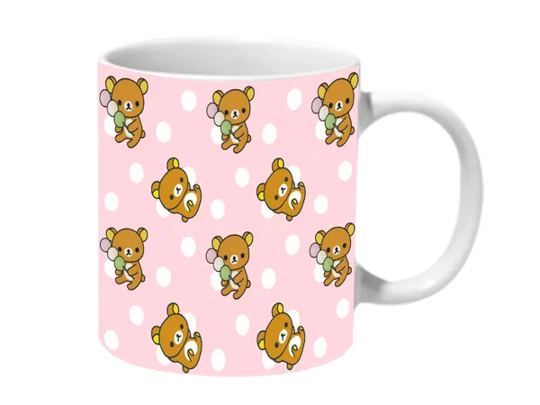 Multicolor_Cute_Rilakkuma_Teddy_Bear_Ceramic_Mug