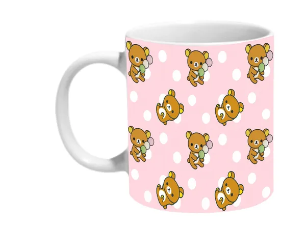 Multicolor_Cute_Rilakkuma_Teddy_Bear_Ceramic_Mug