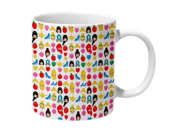 Multicolor_Fairy_Tail_Prinvess_Pattern_Ceramic_Mug