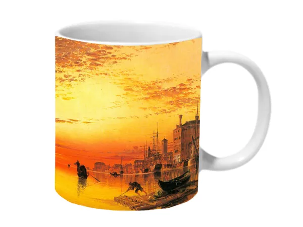 Multicolor_Sunset_By_The_Harbour_Ceramic_Mug