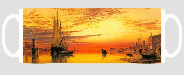 Multicolor_Sunset_By_The_Harbour_Ceramic_Mug