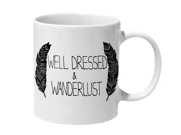 Multicolor_Well_Dressed_&Amp;_Wanderlust_Ceramic_Mug