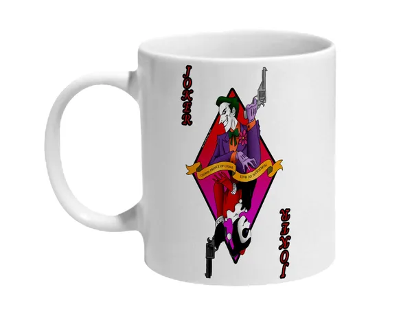 Multicolor_Joker_Clown_Prince_Of_Crome_Harlry_Quin_Of_Hate_Ceramic_Mug